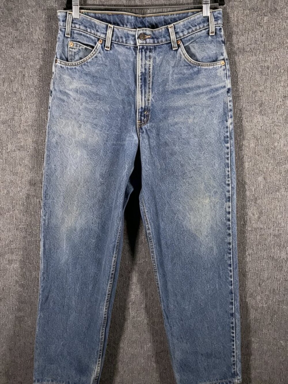 Vintage Levis 550 Jeans Mens 36x30 Blue Denim Relaxed Fit Tapered Made USA 90s